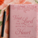 Assured - Proverbs 3:5 Leather Prayer Journal