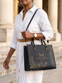 Trust - Proverbs 3:5 Deluxe Leather Handbag Pre-order