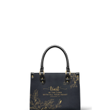 Trust - Proverbs 3:5 Small Leather Handbag