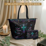 "Unshaken" - Psalm 46:5 Leather Tote Bag Deal