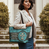 Lighthouse Leather Tote Bag