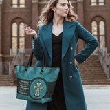 Lighthouse Leather Tote Bag