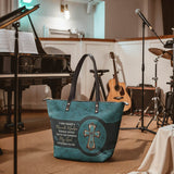 Lighthouse Leather Tote Bag