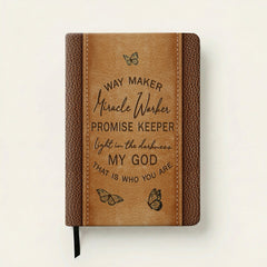 Miracle Leather Prayer Journal