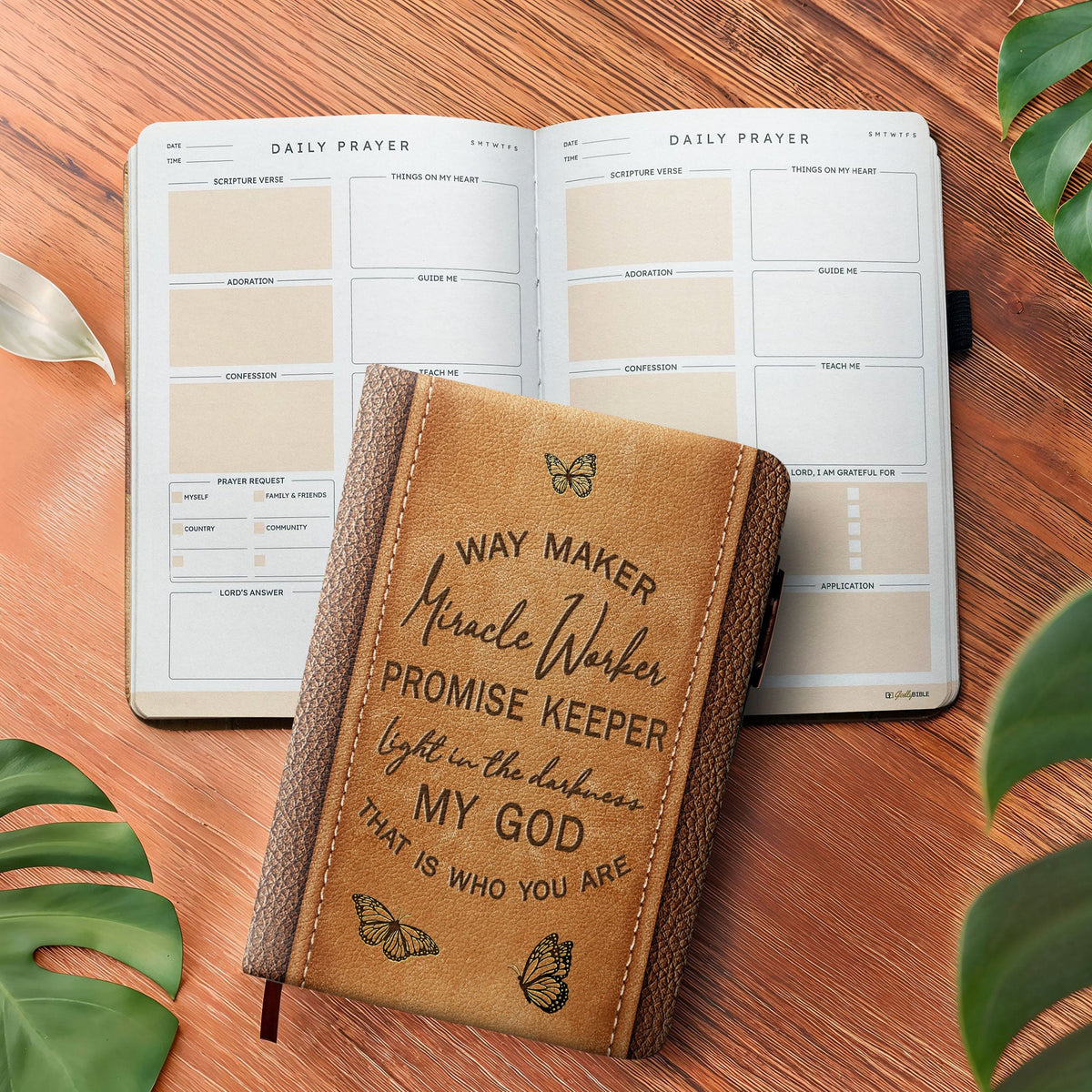 Miracle Leather Prayer Journal