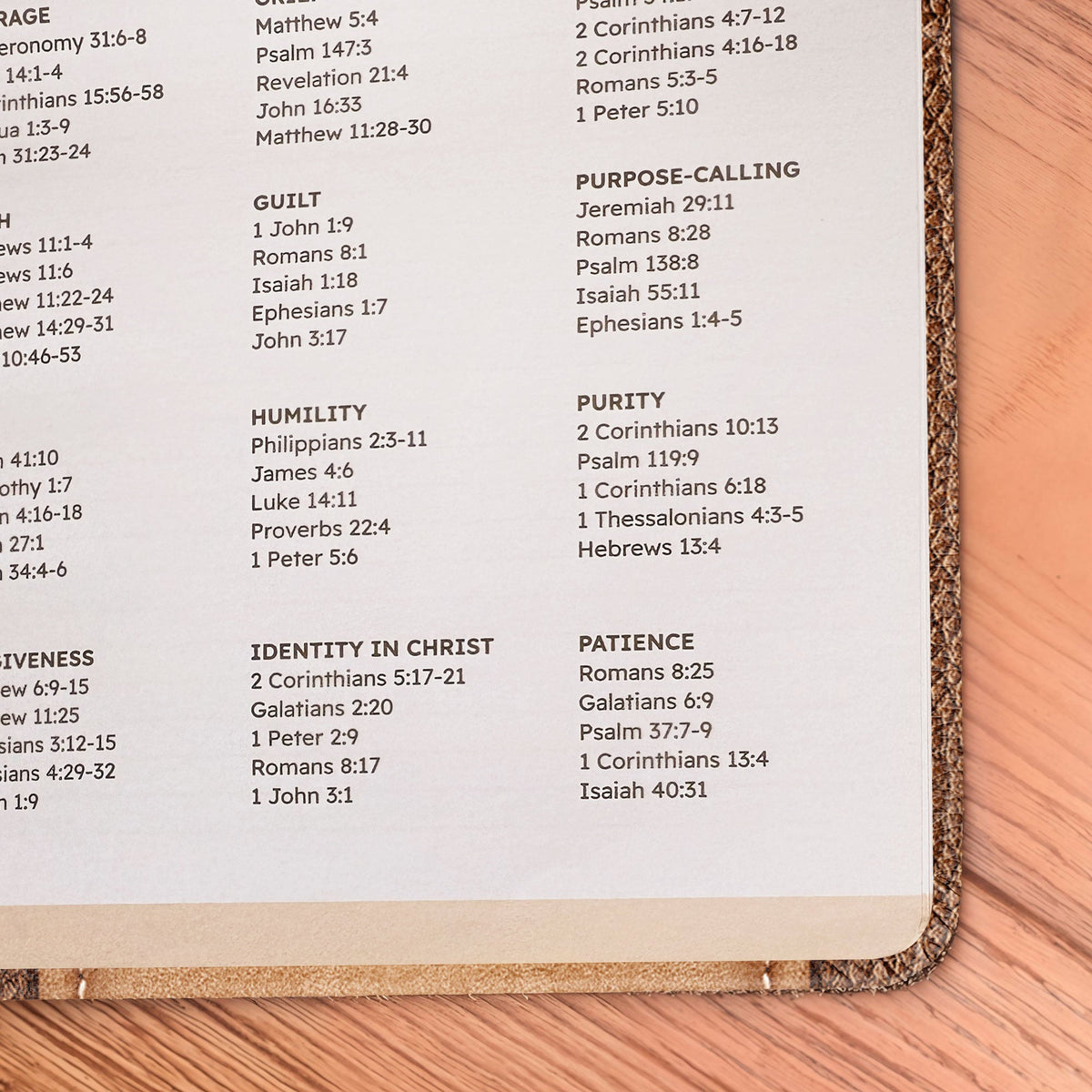 Miracle Leather Prayer Journal