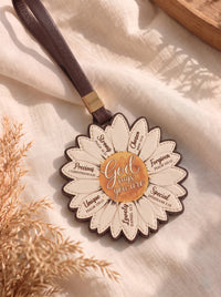 Wonderfully Made Leather Charm