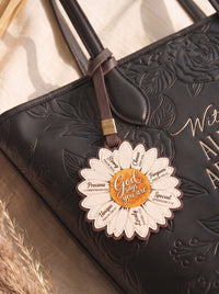 Wonderfully Made Leather Charm